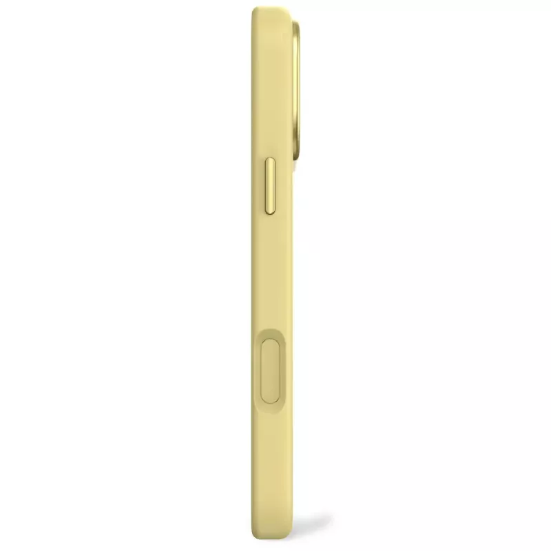 Decoded silikónový zadný kryt pre Apple iPhone 17 Pro Max, kompatibilný s 6,9 inch (17,5 cm) displejmi, žltý