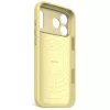 Decoded silikónový zadný kryt pre Apple iPhone 17 Pro Max, kompatibilný s 6,9 inch (17,5 cm) displejmi, žltý