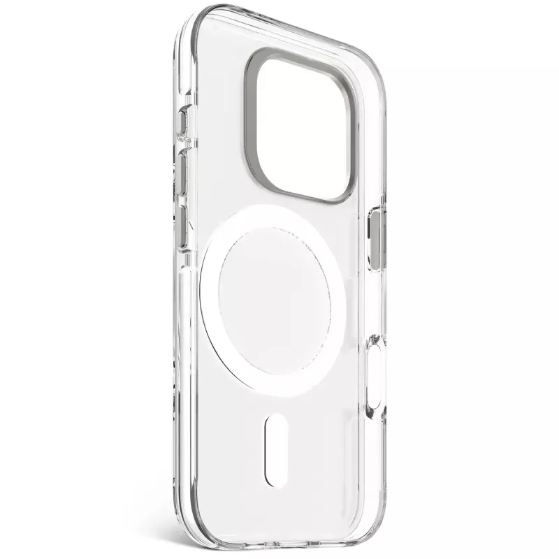 Puzdro na telefón Decoded Clear Case pre iPhone 16 Pro, polykarbonát, priehľadné biele, vhodné pre 6,3