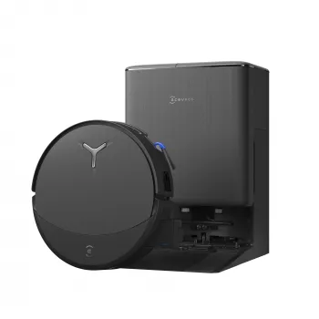 Robotický vysávač Ecovacs DEEBOT T90 PRO OMNI — bezvreckový 0,25 L zásobník na prach, 350 min. výdrž, Li‑Ion 4000 mAh, čierny