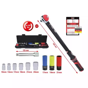 Momentový kľúč KS Tools 516.2400 hmotnosť 3,04 kg