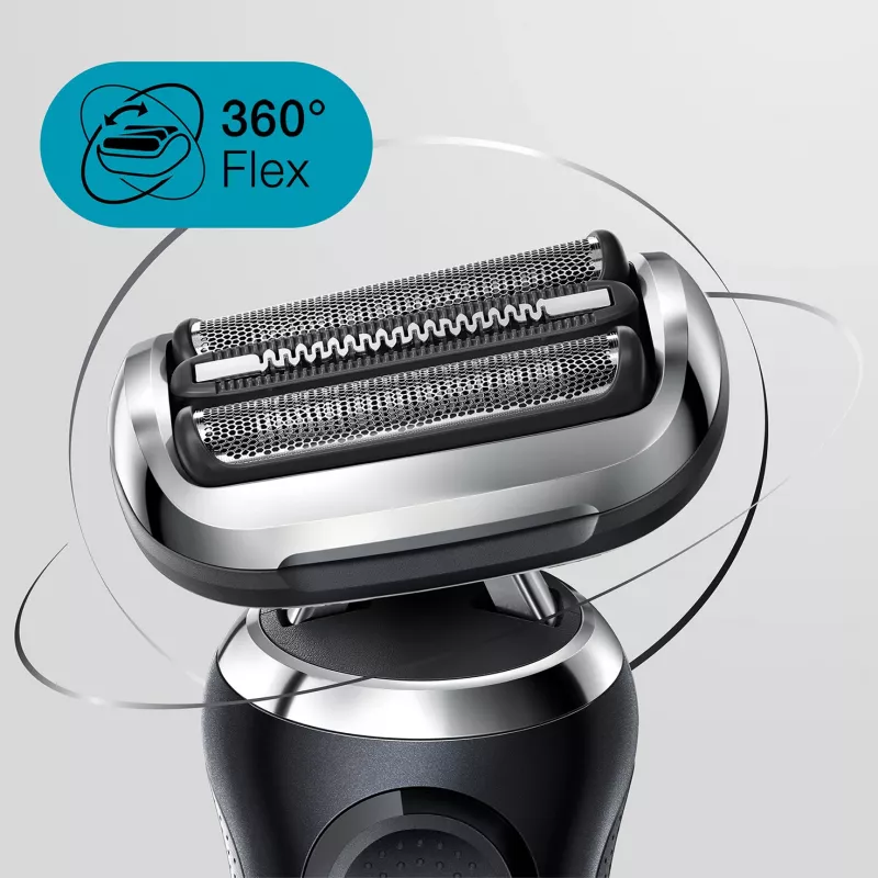 Braun Series 7 71-N7200cc fóliový holiaci strojček zastrihávač čierny