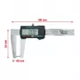 Posuvné meradlo KS Tools 300.0540 hmotnosť 130 g