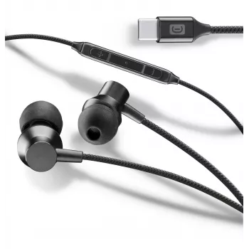 Cellularline SPARROW stereo in-ear slúchadlá s mikrofónom a diaľkovým ovládaním