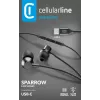 Cellularline SPARROW stereo in-ear slúchadlá s mikrofónom a diaľkovým ovládaním