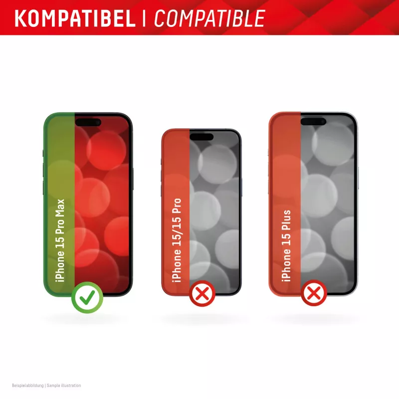 Displex ochrana displeja + puzdro pre Apple iPhone 15 Pro Max, Eco montážny rámik, odolná proti poškriabaniu