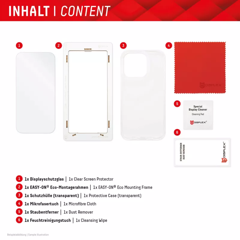 Displex ochrana displeja + puzdro pre Apple iPhone 15 Pro Max, Eco montážny rámik, odolná proti poškriabaniu