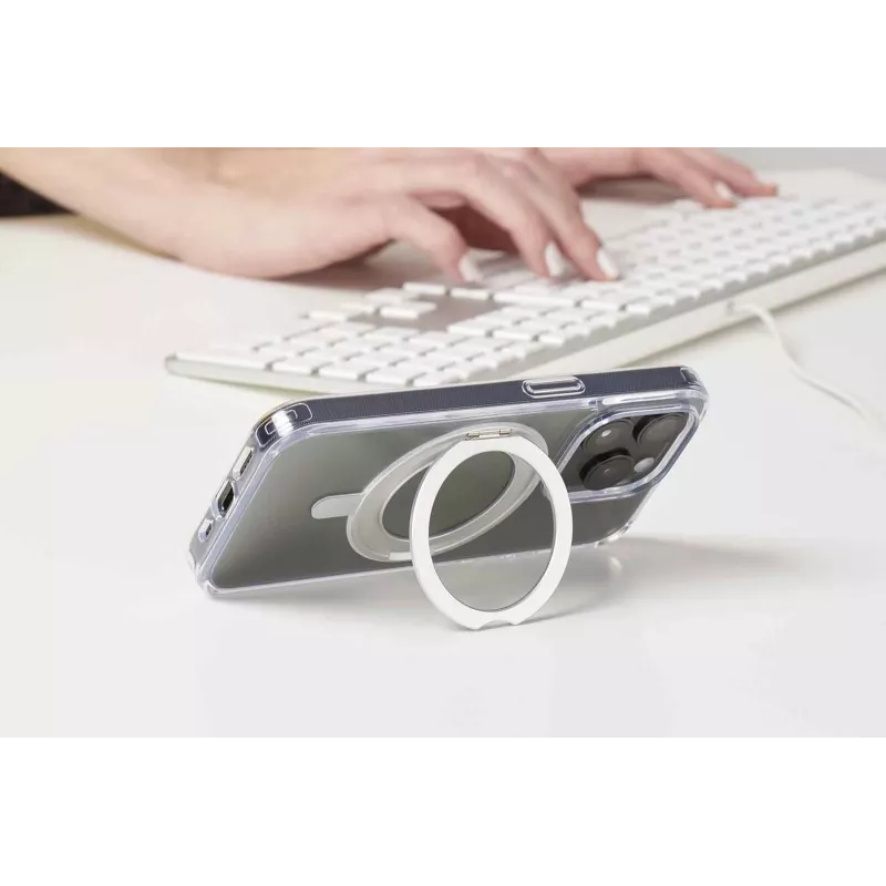 Cellularline Spin Mag - iPhone 16 puzdro s otočným držiakom na prsteň, kompatibilné s ekosystémom Magsafe
