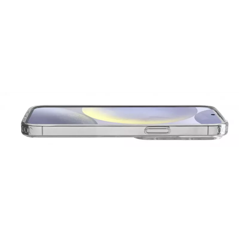 Cellularline Clear Protect - Galaxy S25 tvrdé puzdro s gumenými okrajmi