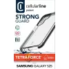 Cellularline Tetra Force Strong Guard - Galaxy S25 Ultra ochranné, nárazuvzdorné flexibilné puzdro s integrovanou antibakteriálnou technológiou Microban®