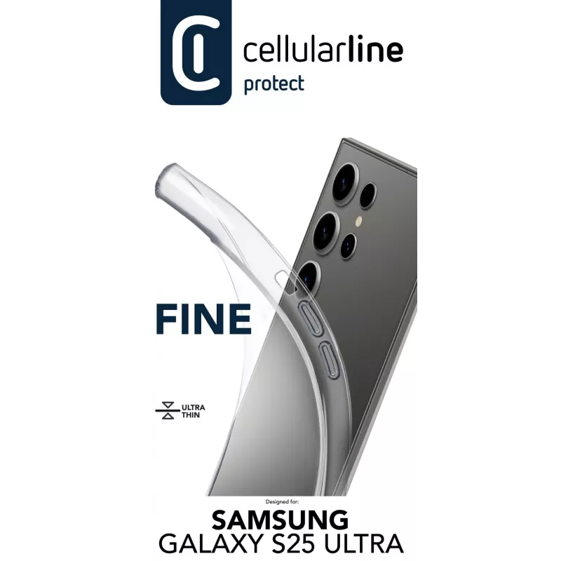 Cellularline Fine - Galaxy S25 Ultra, puzdro, Samsung, Galaxy S25 Ultra, 17.3 cm (6.8