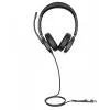 Headset Yealink UH48 Dual Teams USB-C/A káblový 20-20000 Hz čierny