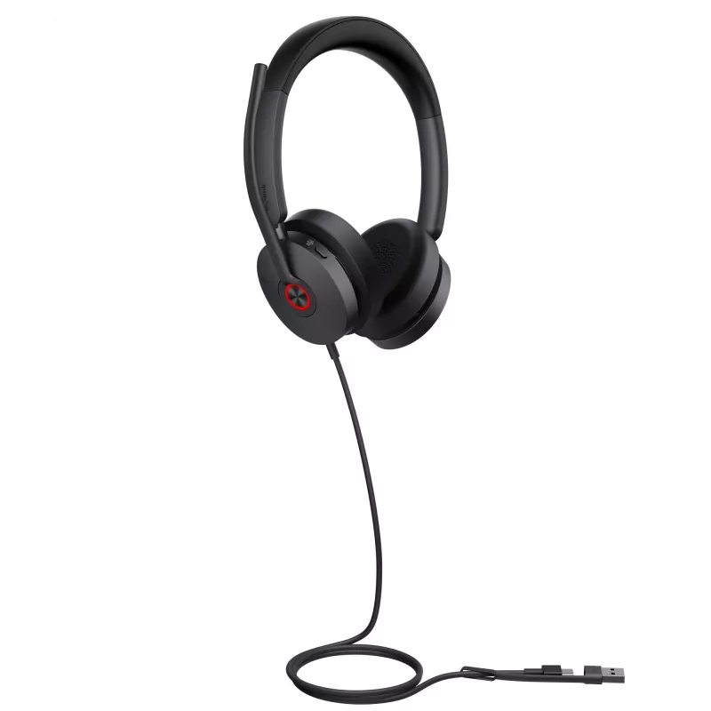 Headset Yealink UH48 Dual Teams USB-C/A káblový 20-20000 Hz čierny