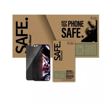 PanzerGlass SAFE. by ® Privacy ochrana displeja iPhone 17e | 16e | 14 | 13 | 13 Pro | Ultra-Wide Fit