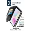 Cellularline Book Agenda – Galaxy A36/A56 puzdro na knihu z imitácie kože s magnetickým uzáverom