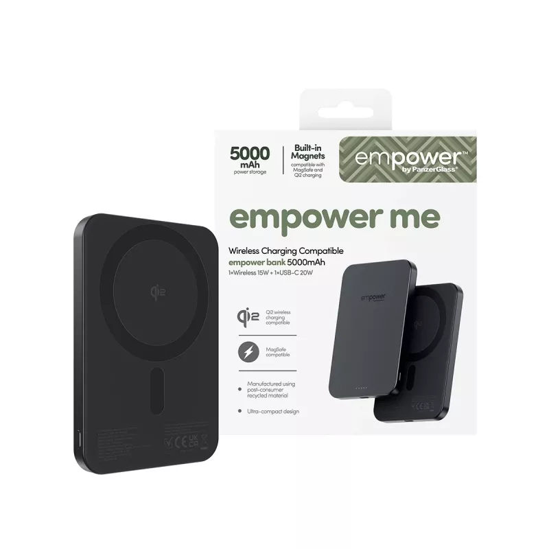 Powerbank PanzerGlass empower™ 5000mAh Space Black prenosná nabíjačka