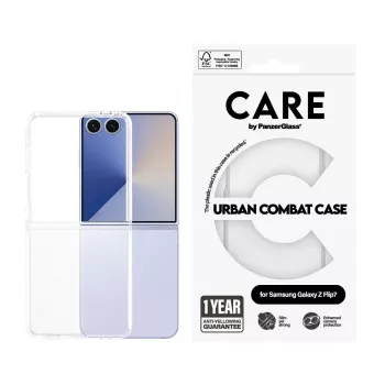 PanzerGlass CARE™ by ® Urban Combat puzdro transparentné Samsung Galaxy Z Flip7