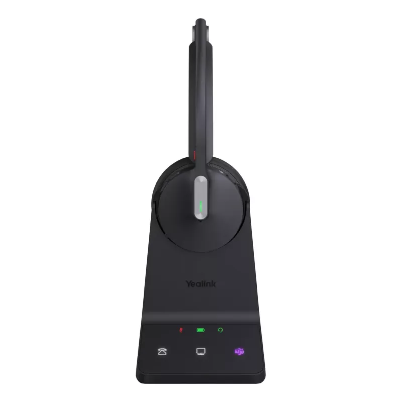 Bezdrôtový mono headset Yealink WH64 Teams — Bluetooth, supraaurálny, 20–20000 Hz, dosah 150 m, čierna