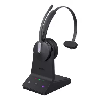 Bezdrôtový mono headset Yealink WH64 Teams — Bluetooth, supraaurálny, 20–20000 Hz, dosah 150 m, čierna