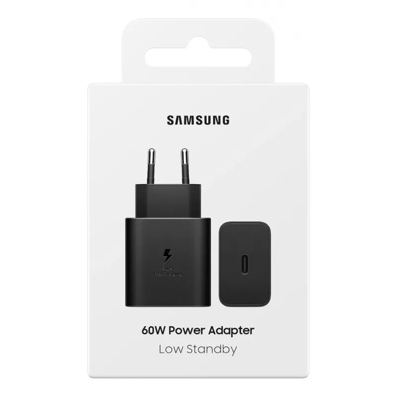 Samsung EP-T6010NBEGWW mobilná nabíjačka notebook, smartfón, tablet čierna AC rýchle nabíjanie interiérová