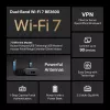 TP-Link BE3600 Wi-Fi 7 bezdrôtový router 2.5 Gigabit Ethernet Dual-Band (2,4 GHz / 5 GHz) čierny