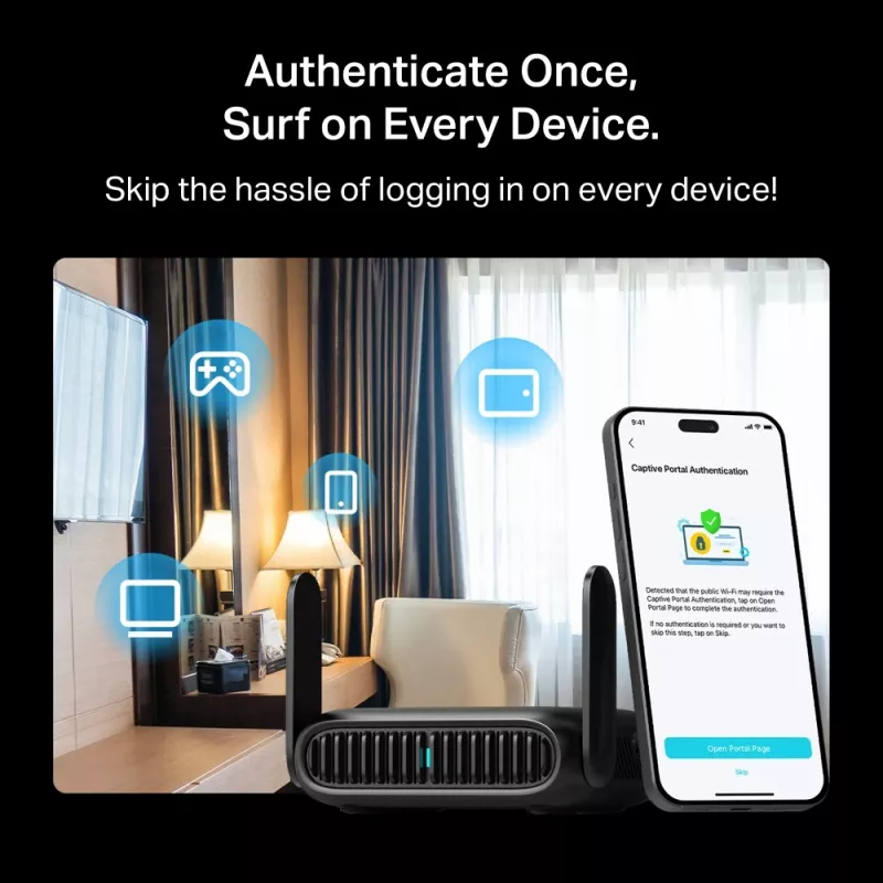 TP-Link BE3600 Wi-Fi 7 bezdrôtový router 2.5 Gigabit Ethernet Dual-Band (2,4 GHz / 5 GHz) čierny