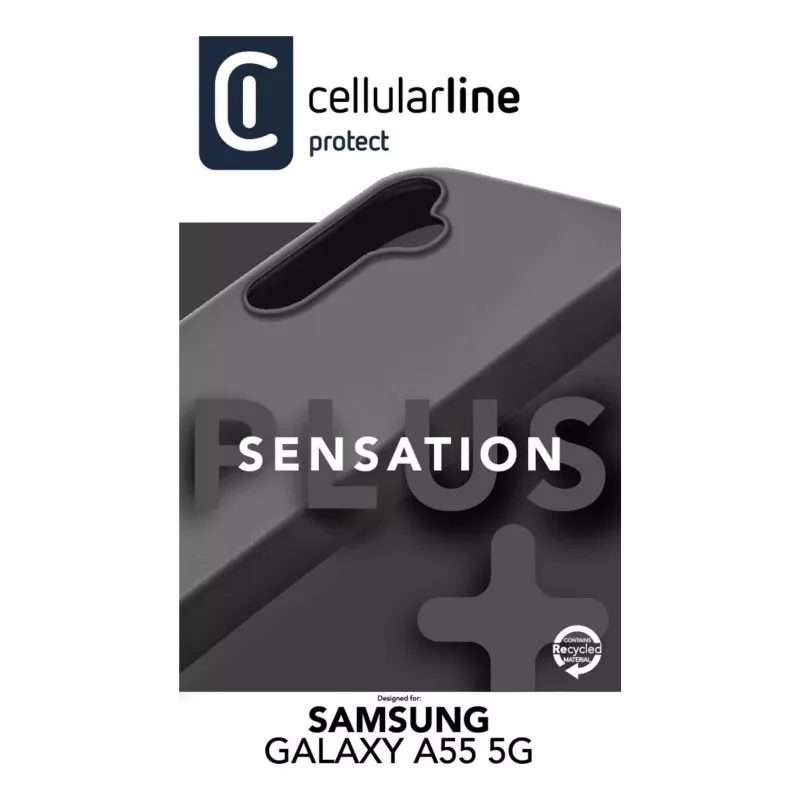 Cellularline Sensation+ - Galaxy A55 5G soft-touch silikónové puzdro