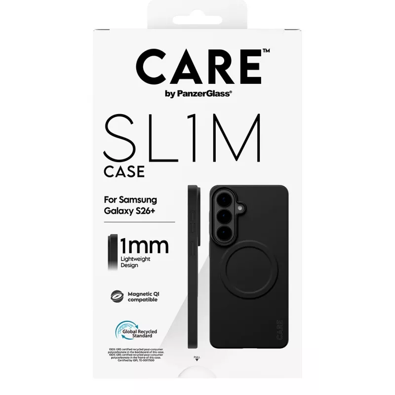 Ochranné puzdro PanzerGlass CARE SL1M pre Samsung Galaxy S26+ v čiernej (CR06231)