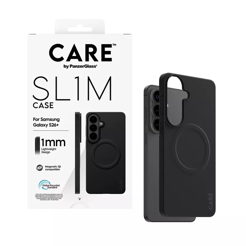 Ochranné puzdro PanzerGlass CARE SL1M pre Samsung Galaxy S26+ v čiernej (CR06231)