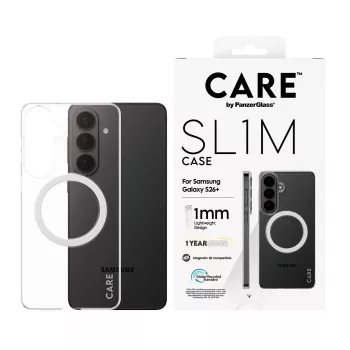 PanzerGlass CARE™ SL1M číre ochranné puzdro s Qi pre Samsung Galaxy S26+ (6,7