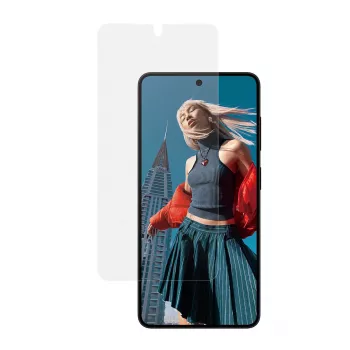 Číra ochranná fólia displeja PanzerGlass pre Samsung Galaxy S26 – Ultra-Wide Fit, PET + silikón, suchá aplikácia