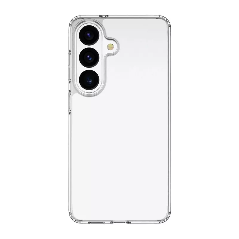 Cellularline Clear Protect - Galaxy S26 tvrdý kryt s gumenými okrajmi