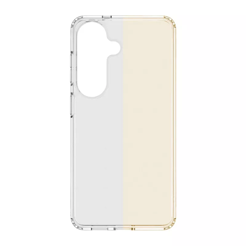 Cellularline Clear Protect - Galaxy S26 tvrdý kryt s gumenými okrajmi