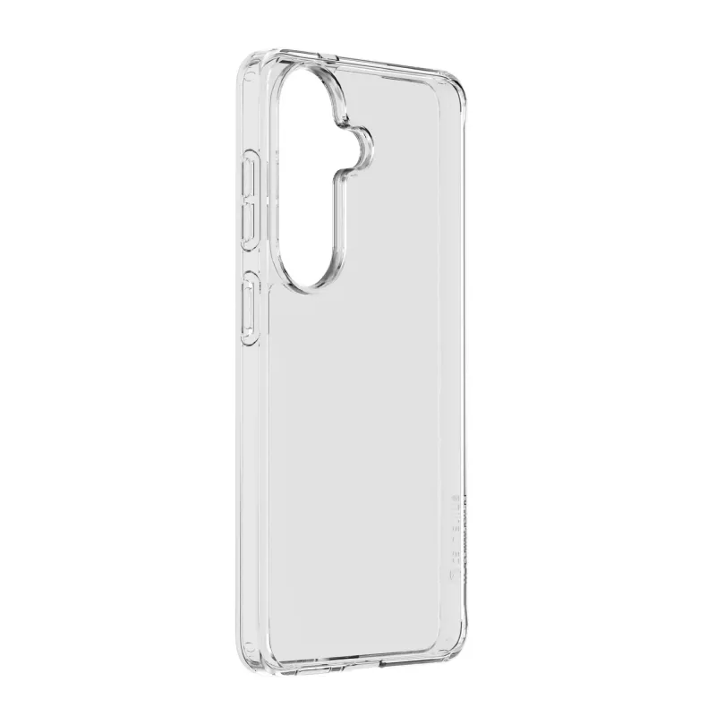 Cellularline Clear Protect - Galaxy S26 tvrdý kryt s gumenými okrajmi