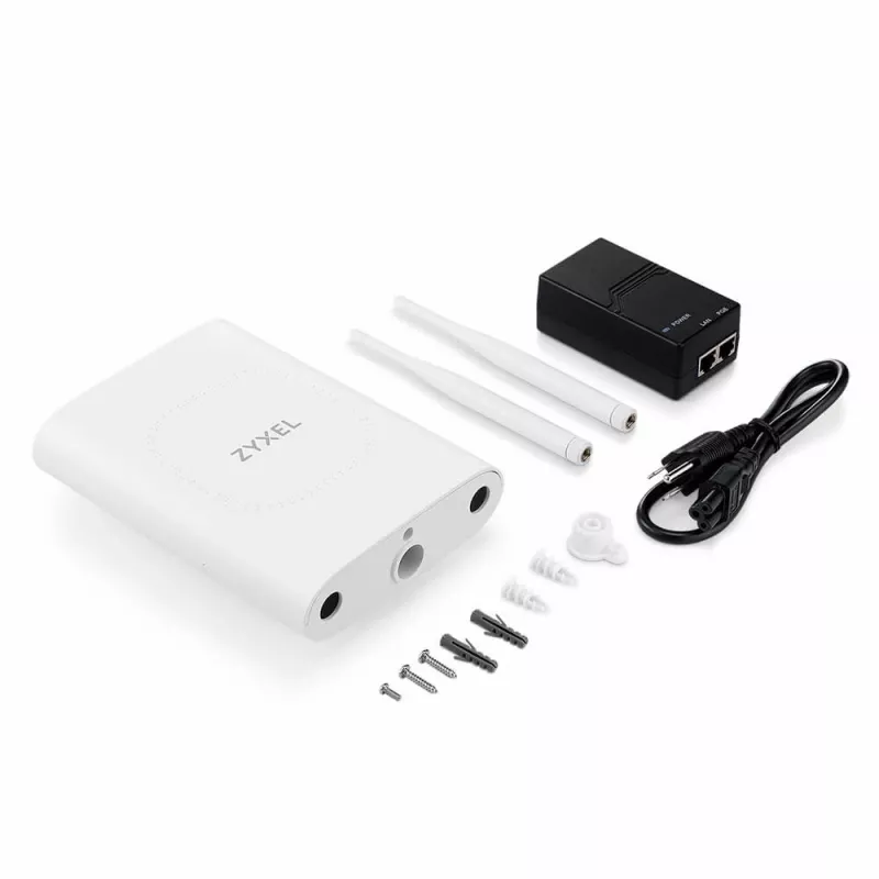 Bezdrôtový prístupový bod Zyxel NWA55BE — Dual-Band 2,4/5 GHz, 5100 Mbit/s, PoE, biela