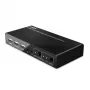 Lindy 2 Port HDMI 4K60, USB 2.0 a audio KVM switch, 4096 x 2160 pixelov, 4K Ultra HD, čierna