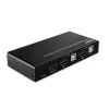 Lindy 2 Port HDMI 4K60, USB 2.0 a audio KVM switch, 4096 x 2160 pixelov, 4K Ultra HD, čierna