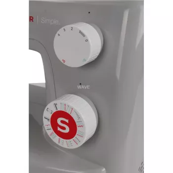 Mechanický šijací stroj SINGER Simple 3223 — svetlosivý