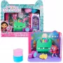 Gabbys Dollhouse, Groovy hudobná izba s figúrkou Daniel James Catnip, 2 dielmi príslušenstva, 2 kusmi nábytku a 2 dodávkami, detská hračka pre deti od 3 rokov