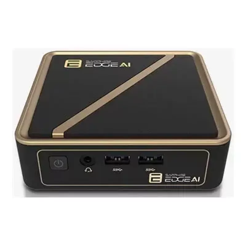 Mini PC barebone Sapphire EDGE AI 340 s podporou DDR5 pamäte a HDMI výstupom
