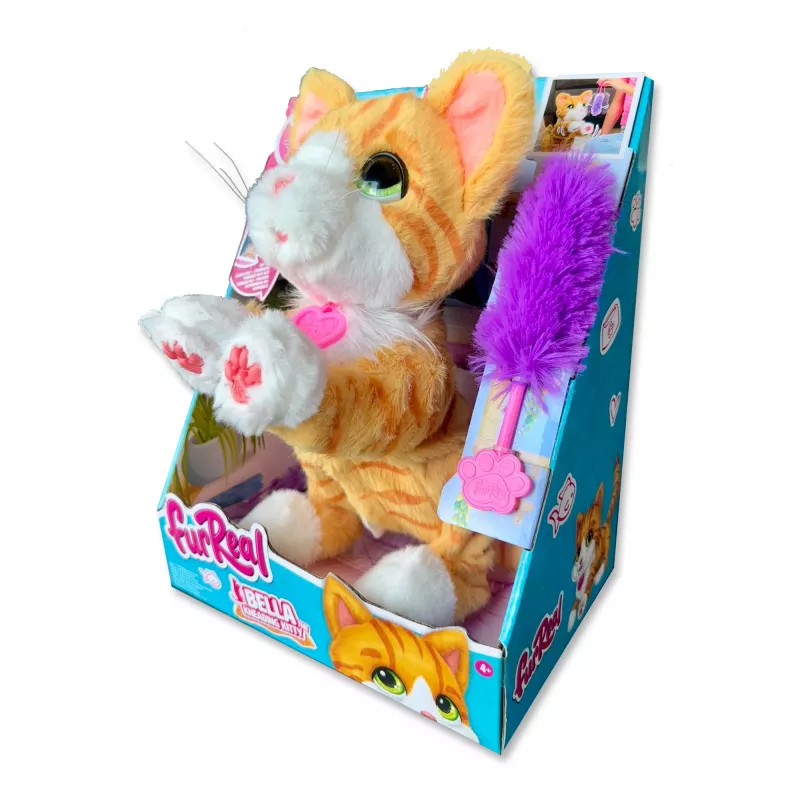 Just Play FurReal Bella, hračkárska mačka, 4 roky, interaktívna, AA, batérie súčasťou balenia