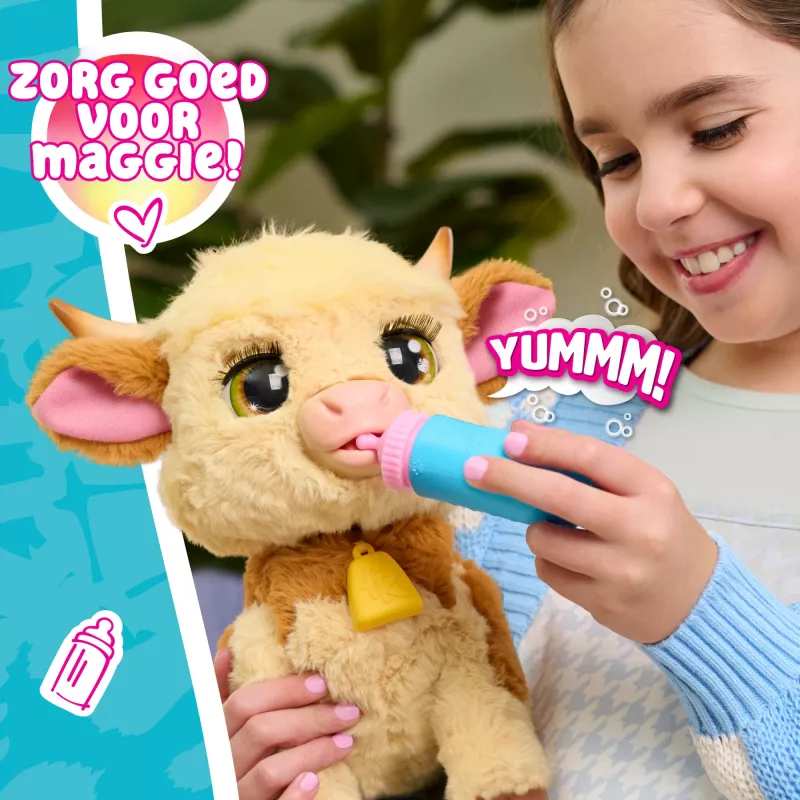 Just Play FurReal Maggie, krava, 4 rok(y), interaktívna, AA, batérie súčasťou balenia