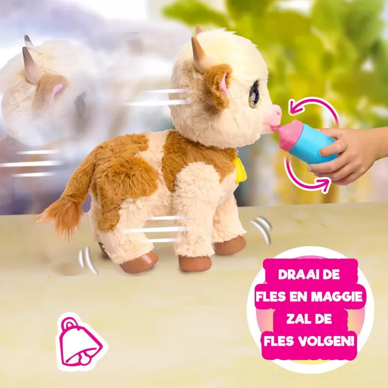Just Play FurReal Maggie, krava, 4 rok(y), interaktívna, AA, batérie súčasťou balenia