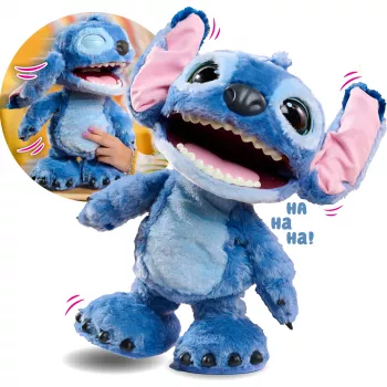 Just Play Disney Stitch - Ultimate Stitch, figúrka, 3 rok(y), interaktívna, so zvukom, AA, batérie súčasťou balenia