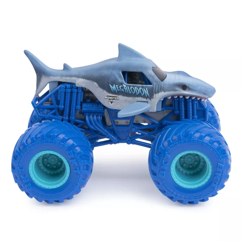 Monster Jam, oficiálne lisované monštrum trucky Batman vs. Megalodon, mierka 1:64, hračka pre chlapcov od 3 rokov