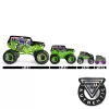 Monster Jam, oficiálne lisované monštrum trucky Batman vs. Megalodon, mierka 1:64, hračka pre chlapcov od 3 rokov