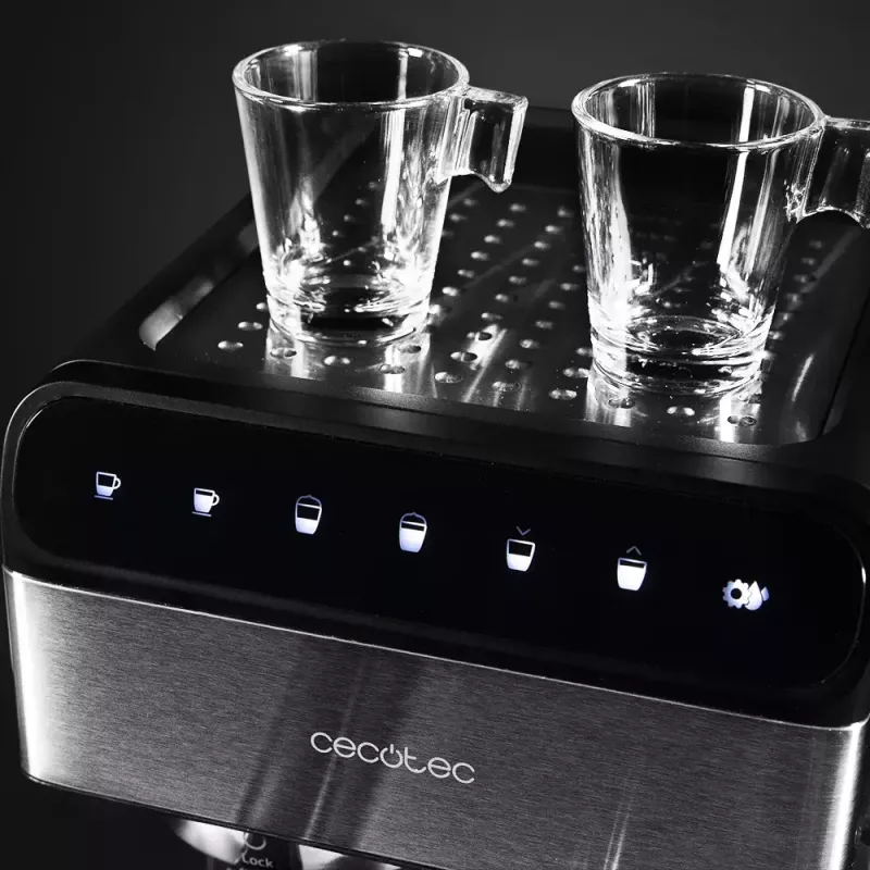 Espresso stroj CECOTEC Power Instant-ccino 20 Touch – plne automatický, 1,4 l nádrž na vodu, 2 šálky, 1350 W