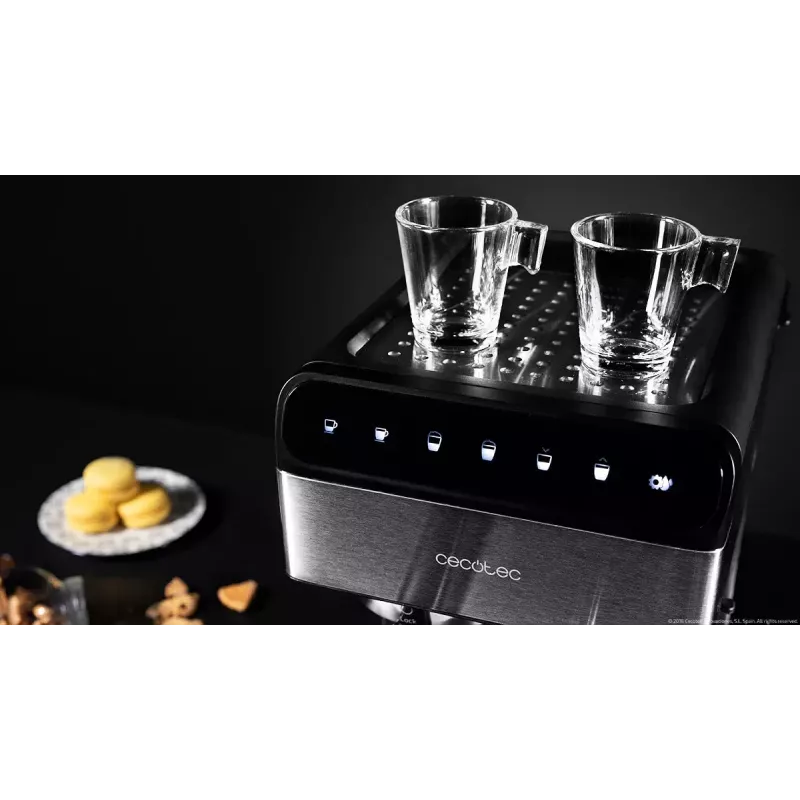Espresso stroj CECOTEC Power Instant-ccino 20 Touch – plne automatický, 1,4 l nádrž na vodu, 2 šálky, 1350 W