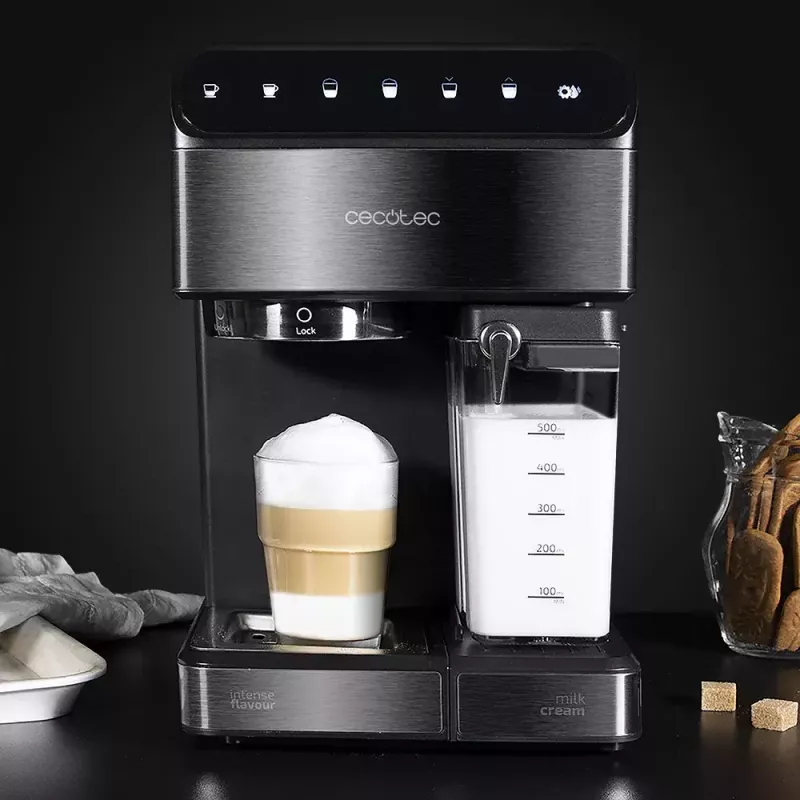 Espresso stroj CECOTEC Power Instant-ccino 20 Touch – plne automatický, 1,4 l nádrž na vodu, 2 šálky, 1350 W