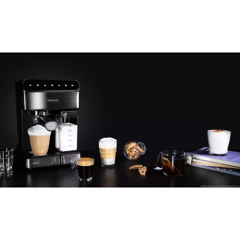Espresso stroj CECOTEC Power Instant-ccino 20 Touch – plne automatický, 1,4 l nádrž na vodu, 2 šálky, 1350 W